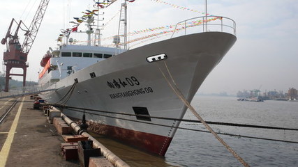 中海工业完成大洋科考深潜试验母船增改装工程